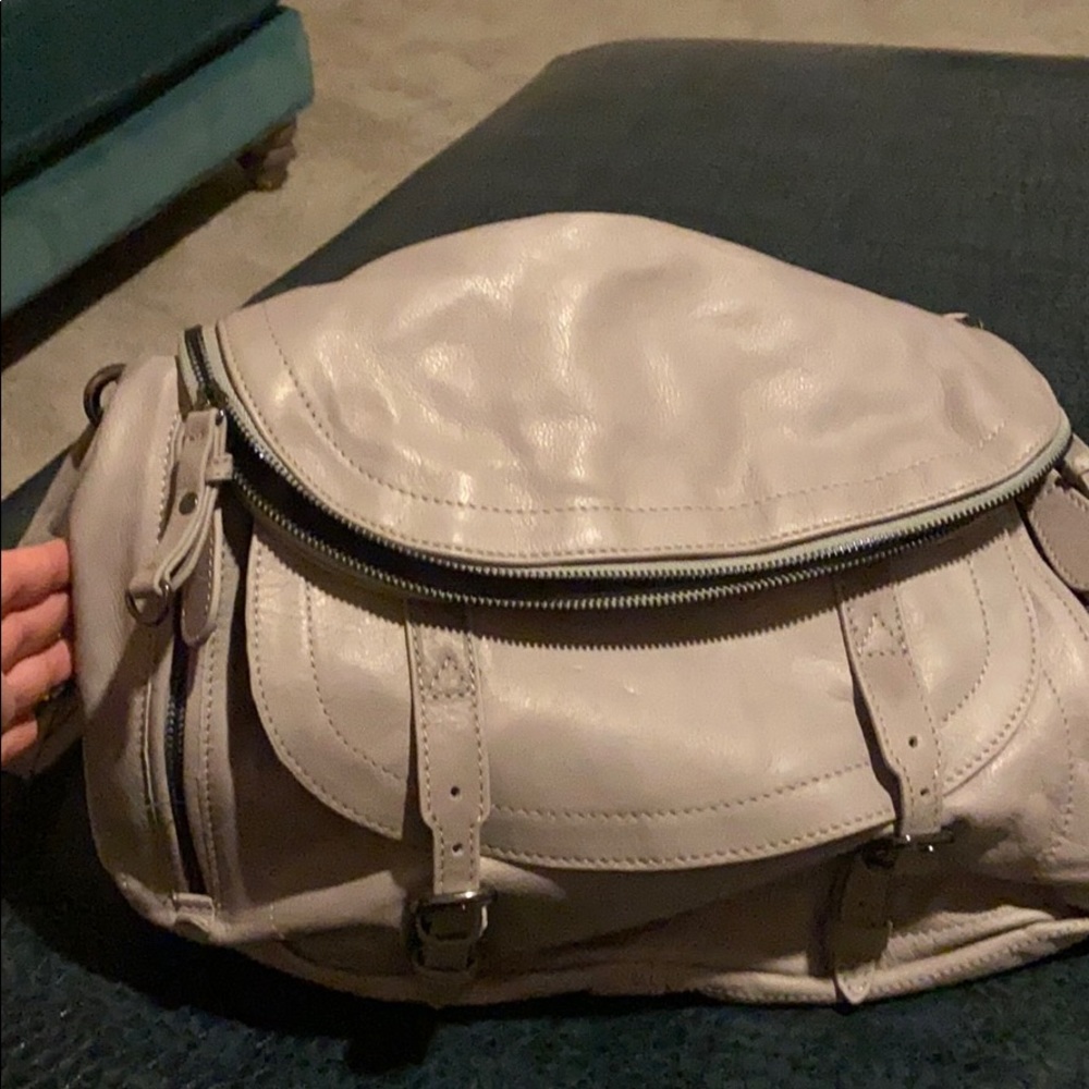 Gray purse by Sabina New York